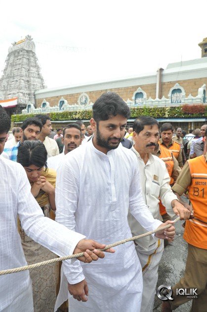 Lie-Movie-Team-At-Tirumala